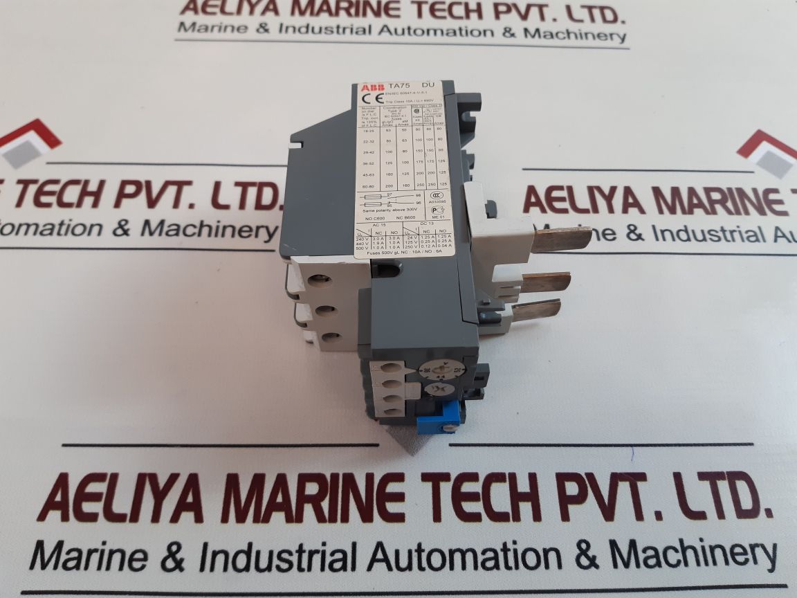 Abb ta75 du thermal overload relay