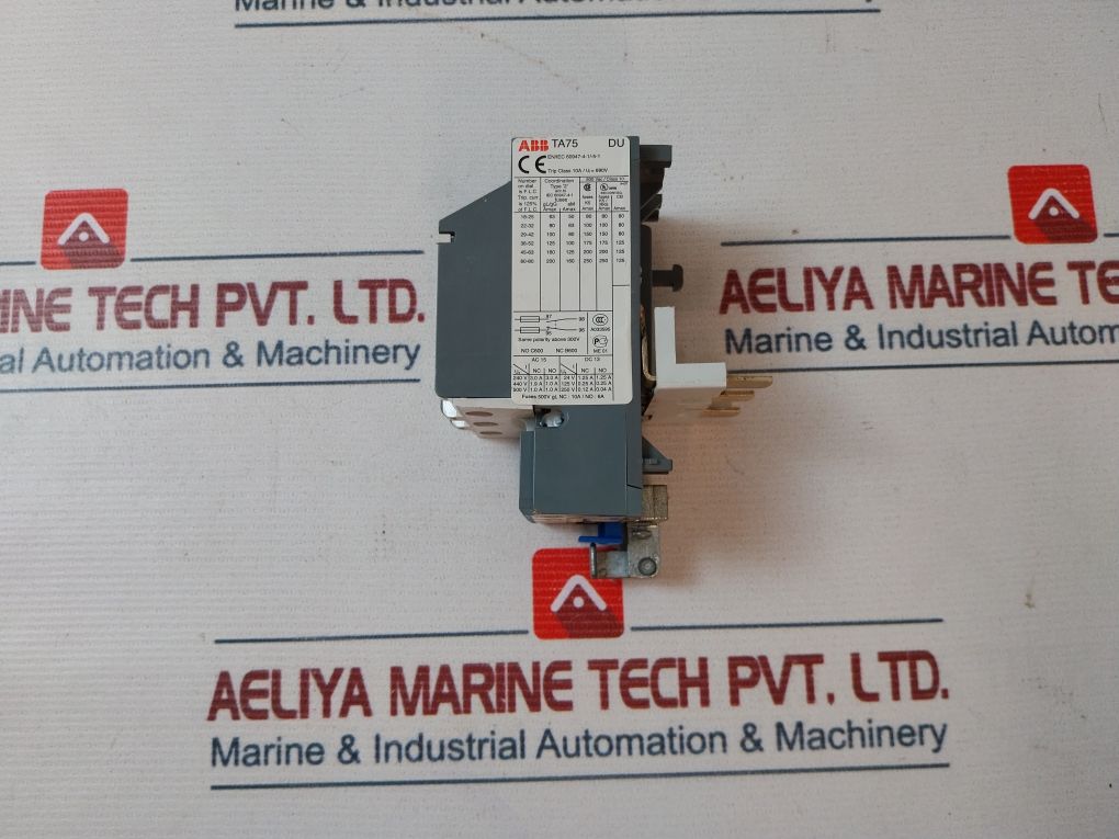 Abb Ta75 Du Thermal Overload Relay