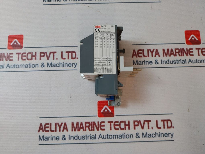 Abb Ta75 Du Thermal Overload Relay