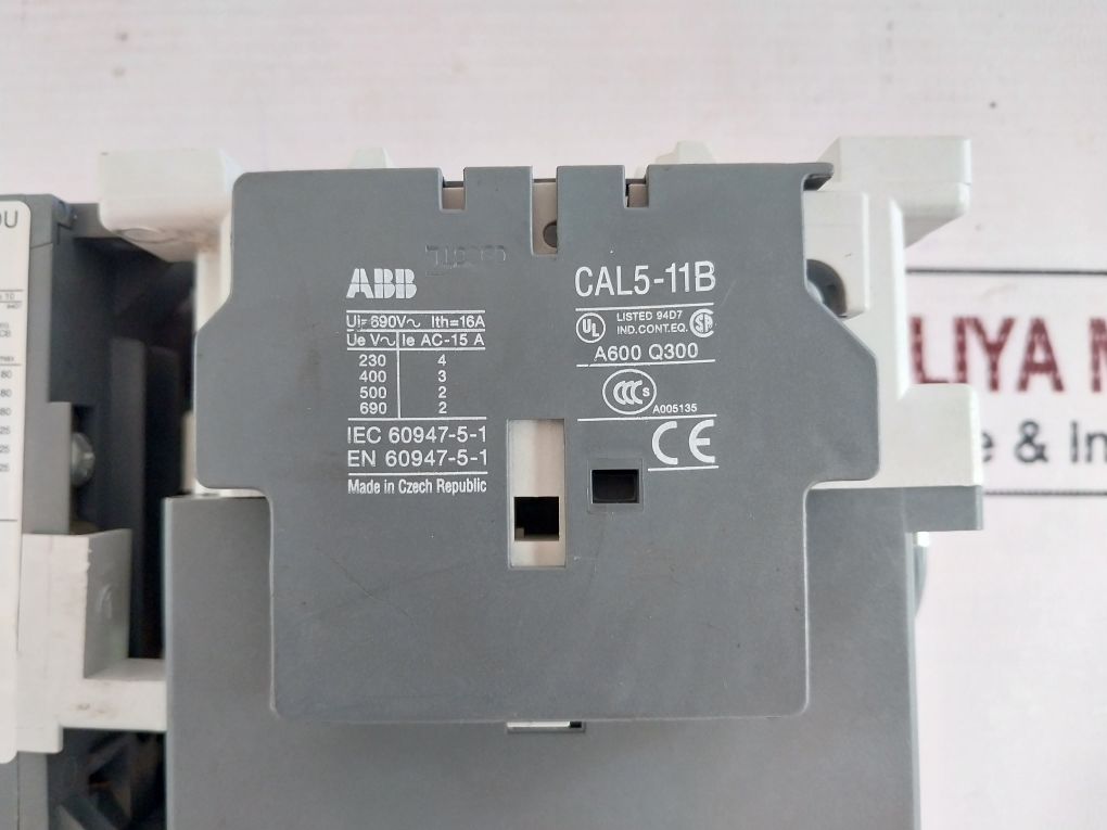 Abb Ta75 Du Thermal Overload Relay Cal5-11B