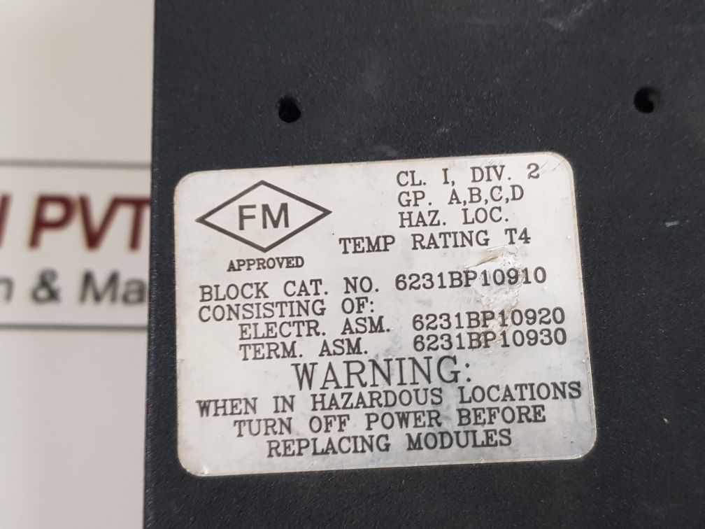 Abb Taylor Mod 300 6231Bp10930D-k Analog Module 6231Bp10920C-k