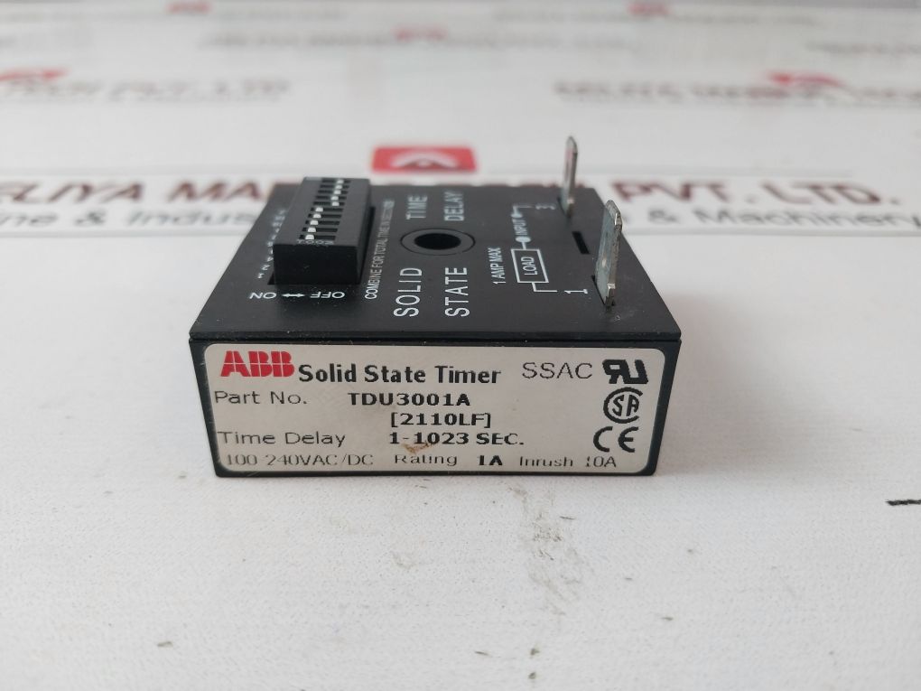 Abb Tdu3001A Solid State Timer