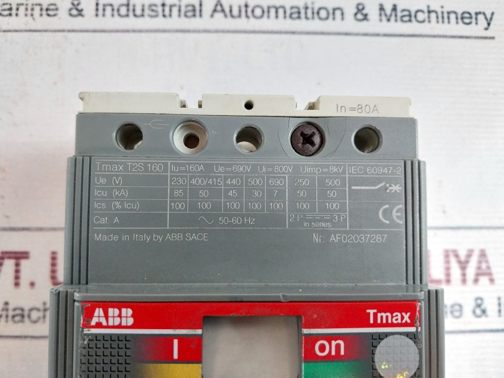 Abb Tmax T2S 160 2P-3P Circuit Breaker ~50-60Hz