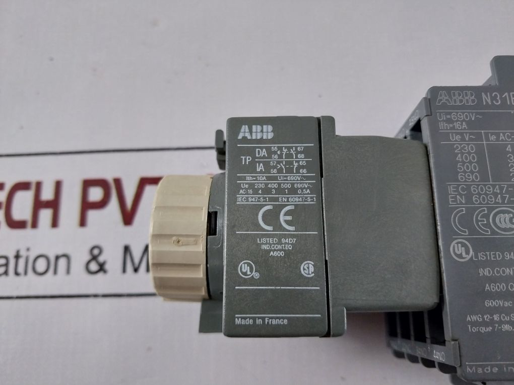 Abb Tp 40Ia Timer Module N31E Contactor Relay