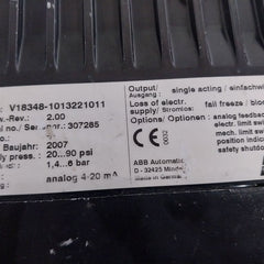 Abb Tzidc-200 Positioner V18348-1013221011