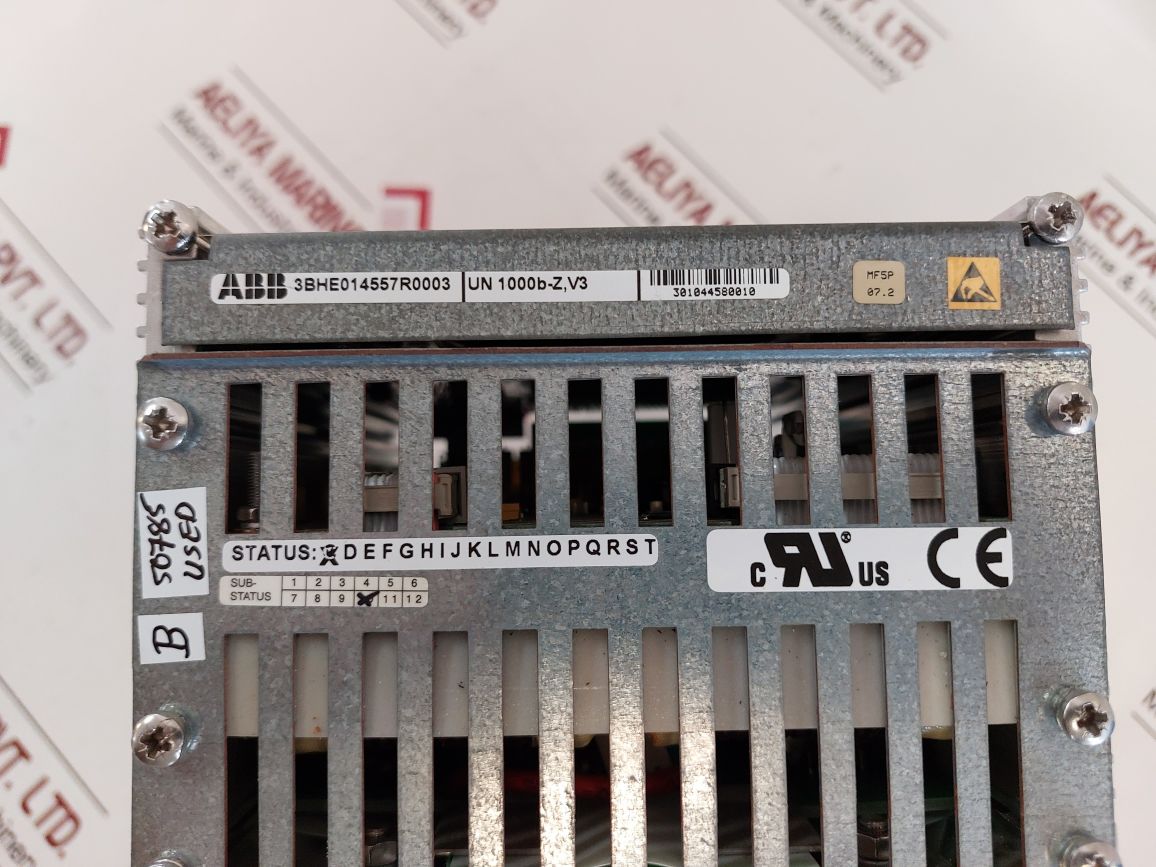 Abb Unitrol 1000 Voltage Regulator 3Bhe014557R0003