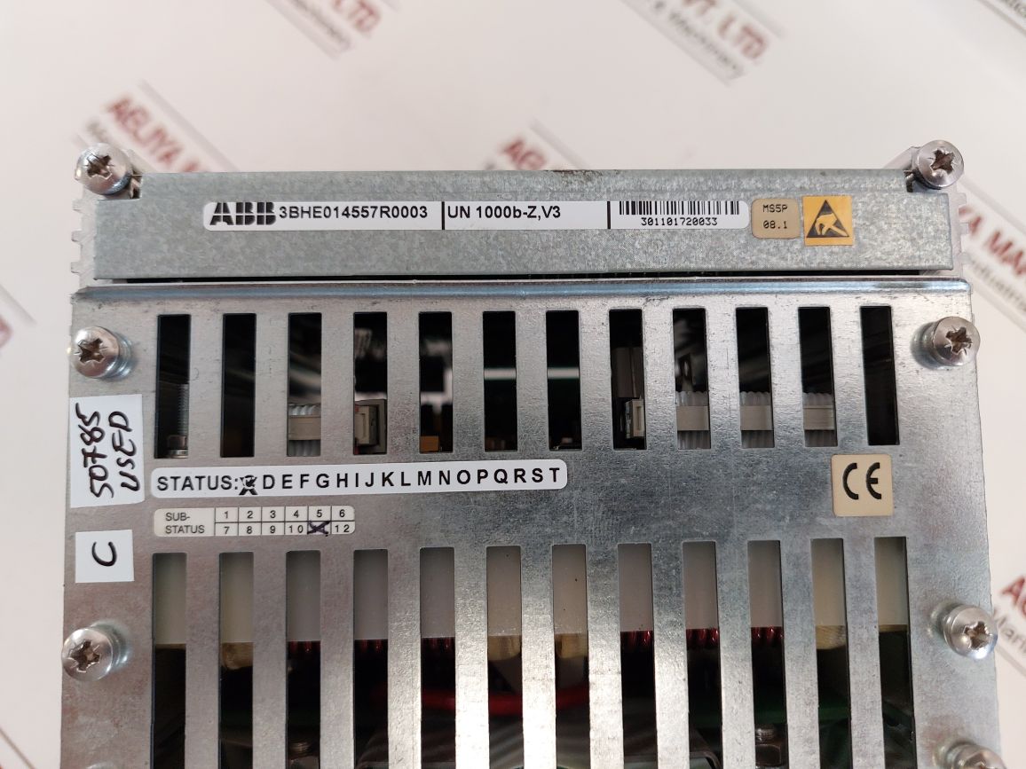 Abb Unitrol 1000 Voltage Regulator 3Bhe014557R0003