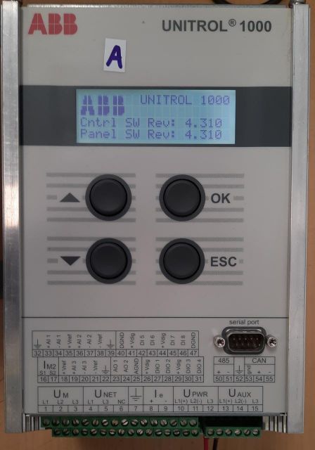 Abb Unitrol 1000 Voltage Regulator 3Bhe014557R0003