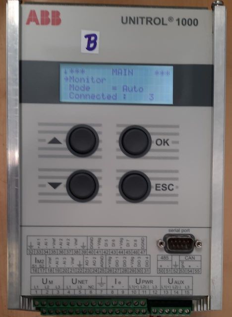 Abb Unitrol 1000 Voltage Regulator 3Bhe014557R0003