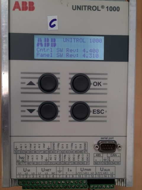 Abb Unitrol 1000 Voltage Regulator 3Bhe014557R0003