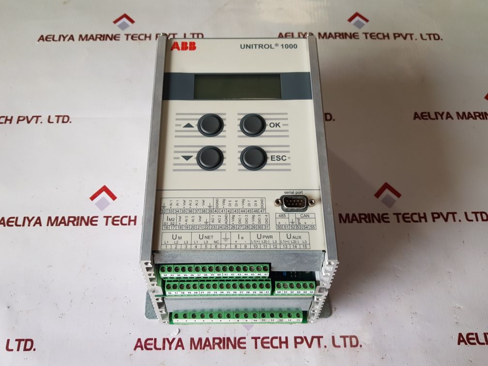 Abb Unitrol 1000 Voltage Regulator 3Bhe014557R0005
