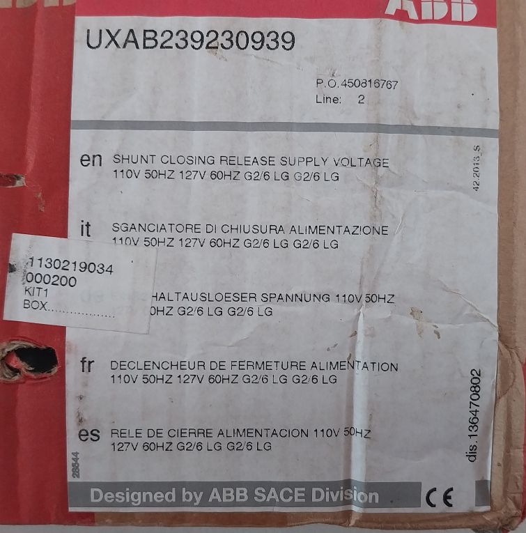 Abb Uxab239230939 Closing Relay Gen0002800003