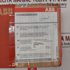 Abb Uxab239260005 Auxiliary Contacts Of Draw-out Circuit-breaker Kit