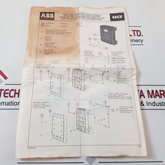 Abb Uxab 169216 R 033 Fixed Part For Plug-in Circuit-breaker
