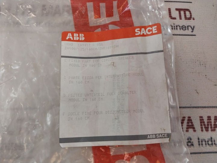 Abb Uxab 189417 R 031 Circuit Breaker