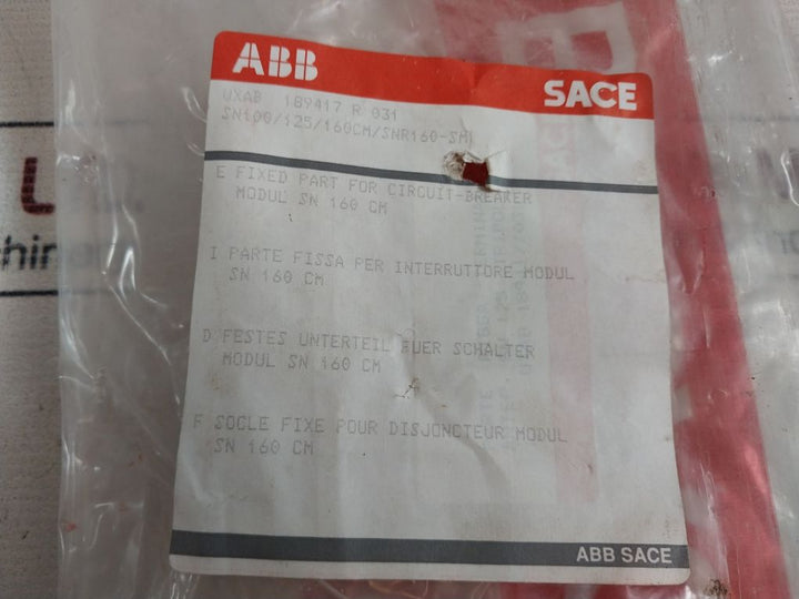 Abb Uxab 189417 R 031 Fixed Part Of Plug-in Or Draw-out Circuit-breaker