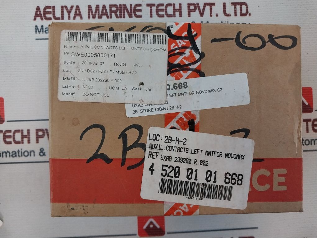 Abb Uxab 239260 R 002 Auxiliary Contacts Of Draw-out Circuit-breaker