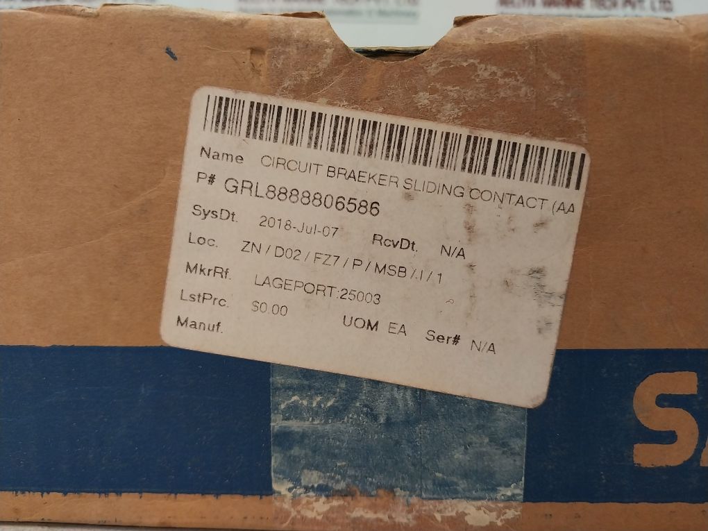 Abb Uxab 239266 R 020 Circuit Breaker Sliding Contact Accessories Kit