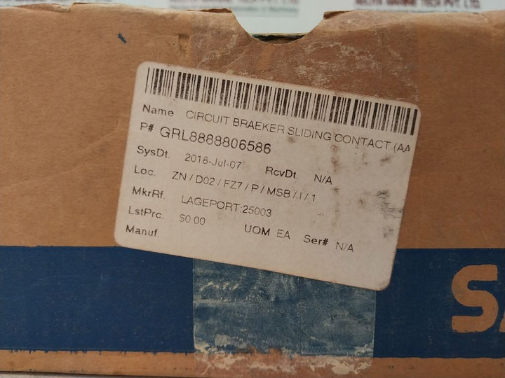 Abb Uxab 239266 R 020 Circuit Breaker Sliding Contact Accessories Kit