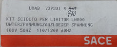 Abb Uxab 739231-r970 Undervoltage Trip Voltage Loose Kit For Limitor Ln800