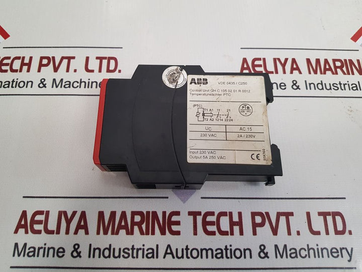 Abb Vde 0435/C250 Temperature Monitor Ptc