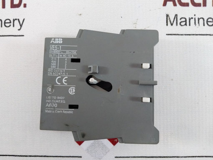 Abb Ve5-1 Mechanical Interlock