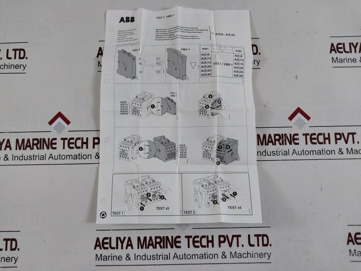 Abb Ve5-1 Mechanical Interlock 1Sbn030110R1000