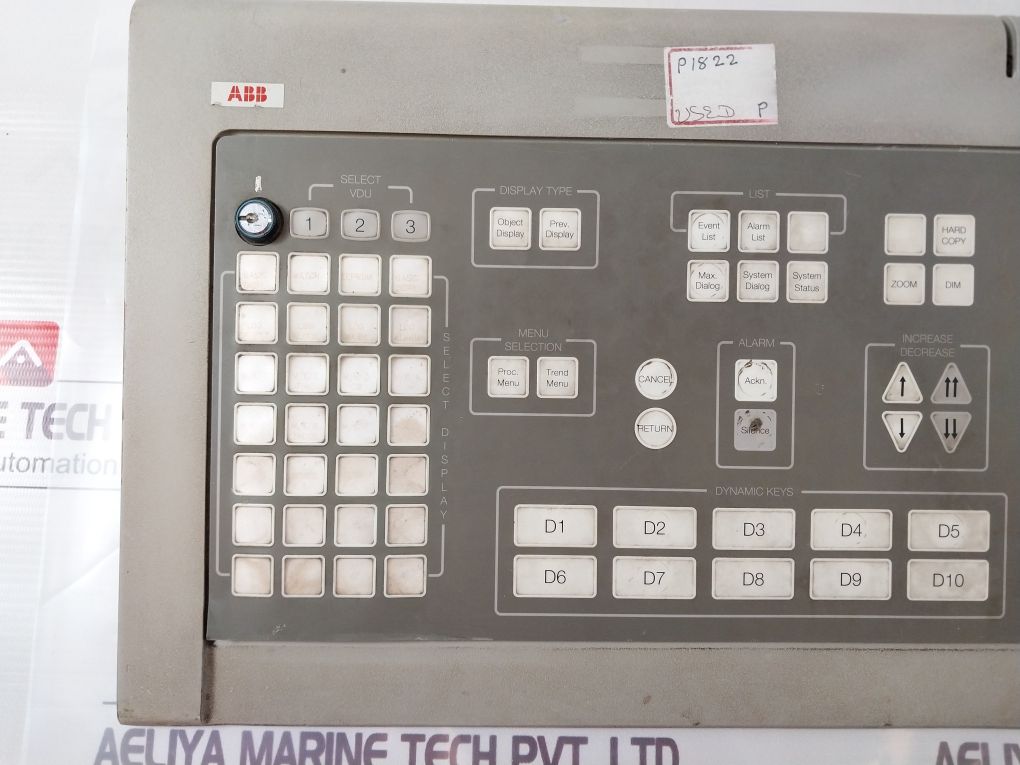 Abb Dsih 75Vf Operator's Keyboard