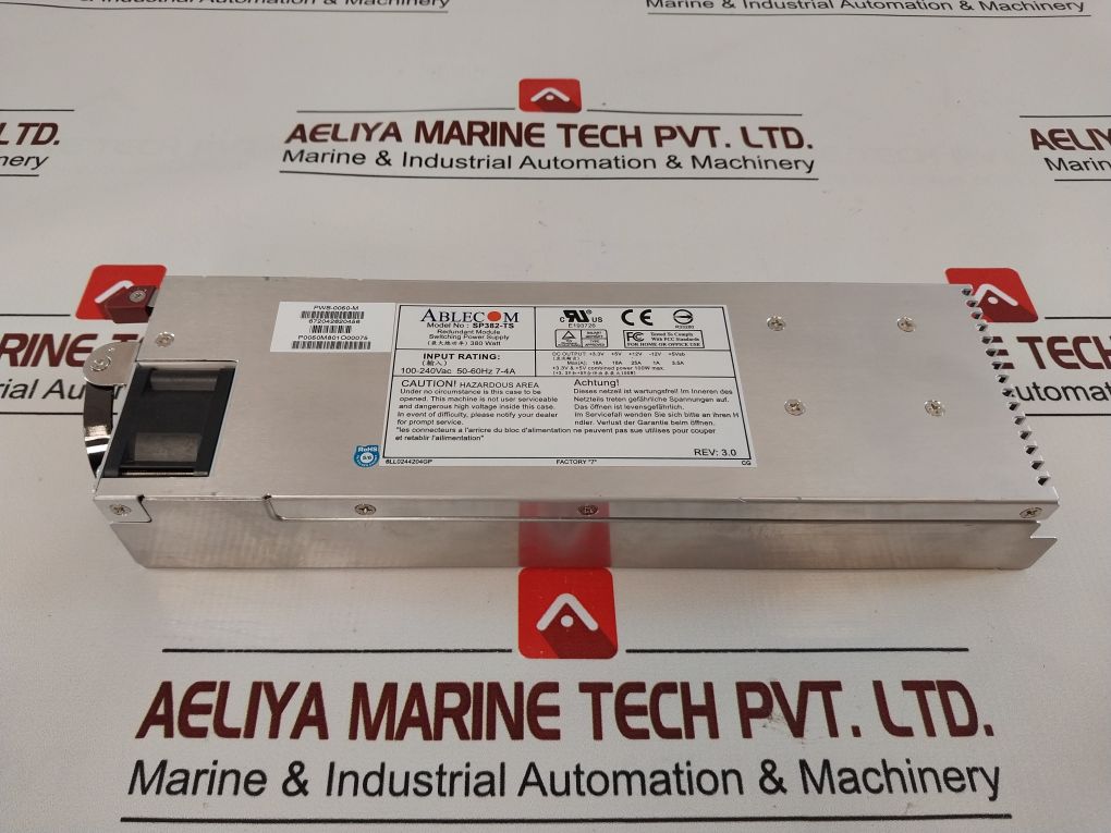 Sp382ts Redundant Module Switching Power Supply(Fan Not Worki