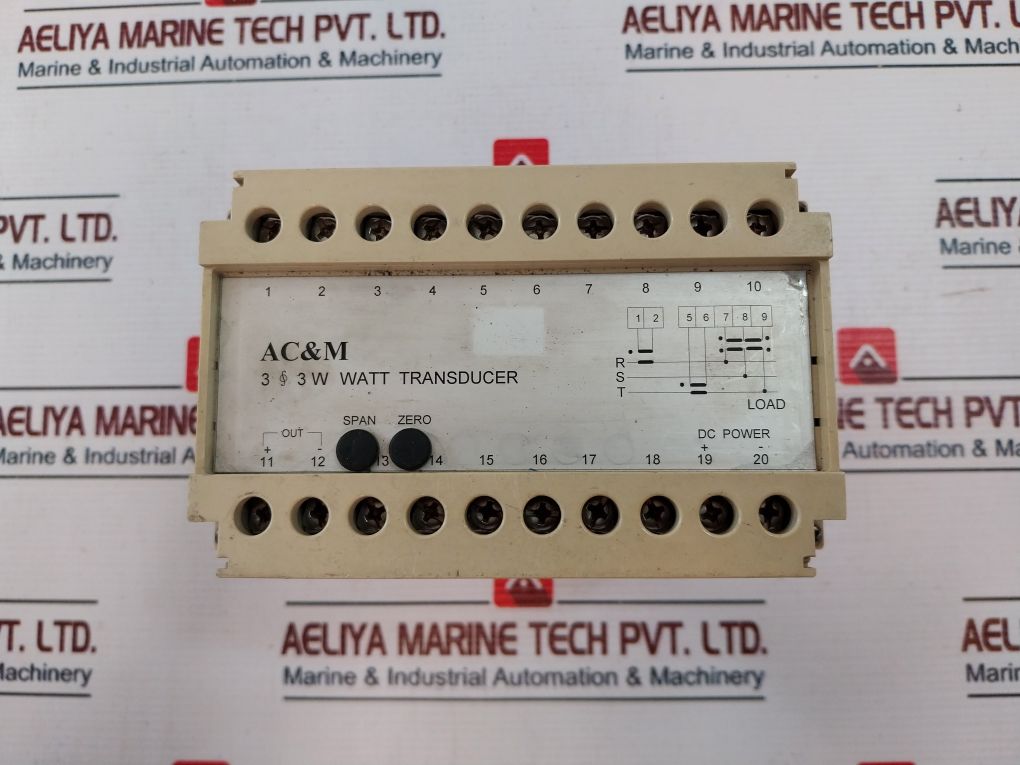 Ac&M Tdw-bbbbcc Watt Transducer 3W 450/220V 60Hz