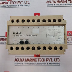 Ac&M Tdw-bbbbcc Watt Transducer 3W 450/220V 60Hz