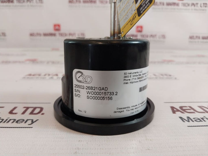 Accu-drive 3D Instruments 25502-26B21Gad Pressure Gauge 0-300 Psi