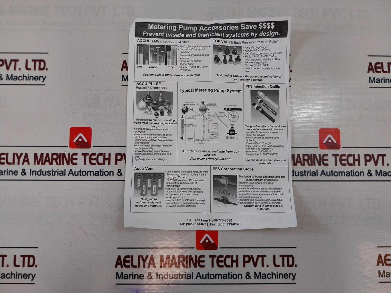 Accudraw Acs#2-500Gsv Glass Calibration Cylinders