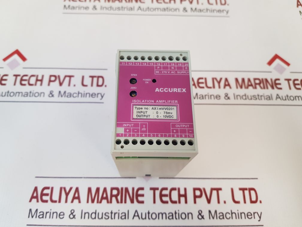 Accurex Ax I Mvv0201 Isolation Amplifier