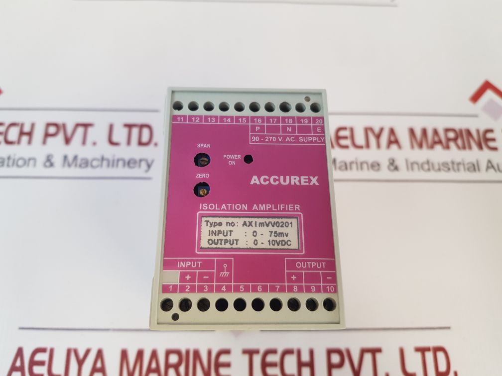 Accurex Ax I Mvv0201 Isolation Amplifier