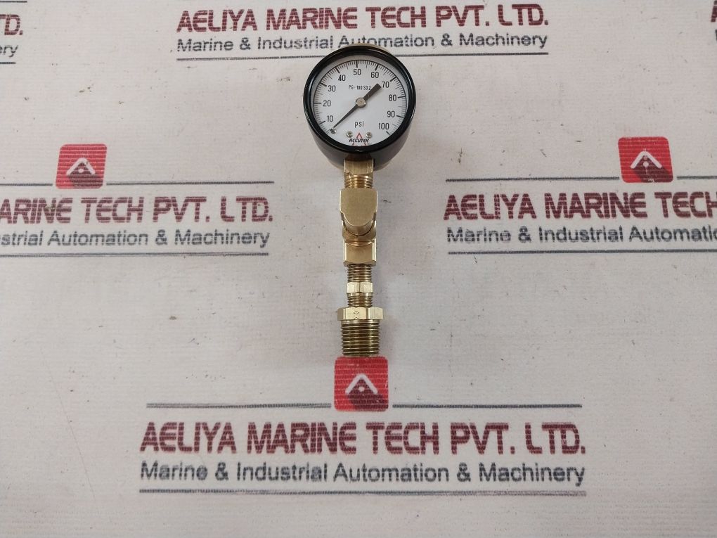 Accutek Pg-100 Sd 2 Pressure Gauge 0-100 Psi