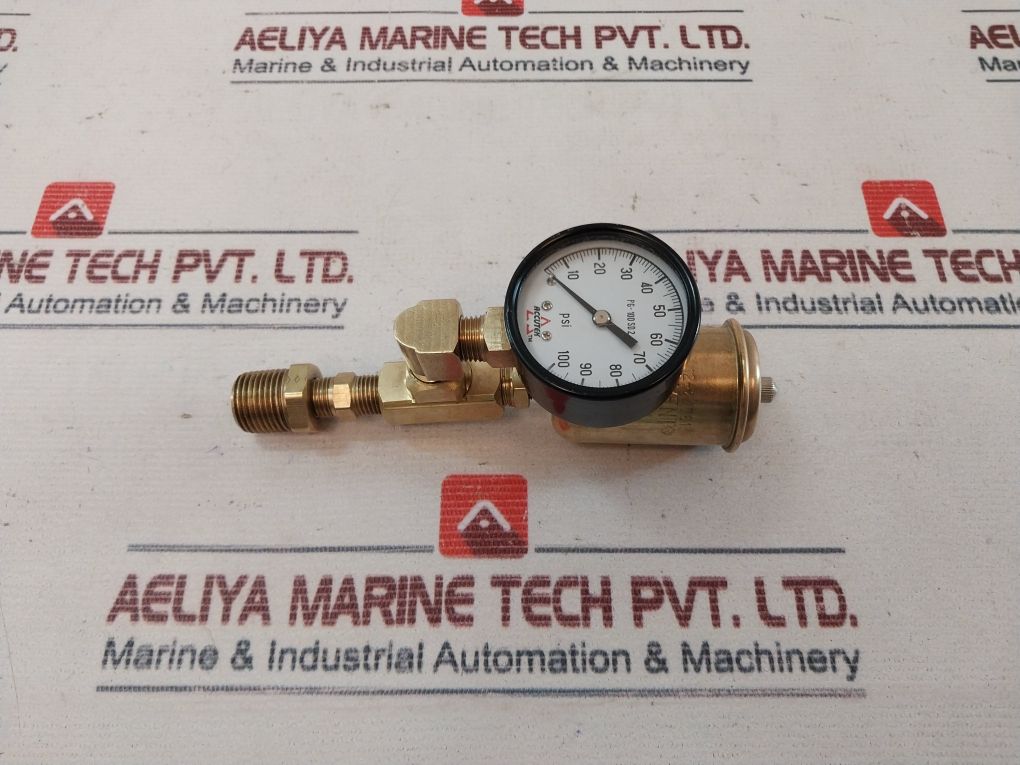 Accutek Pg-100 Sd 2 Pressure Gauge 0-100 Psi