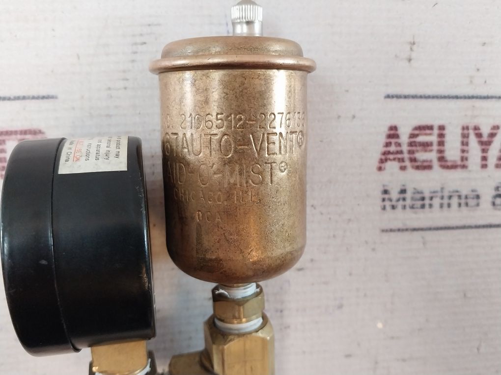 Accutek Pg-100 Sd 2 Pressure Gauge And Air Eliminator Assembly