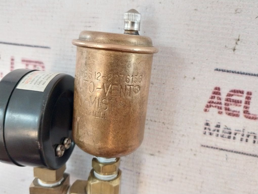 Accutek Pg-100 Sd 2 Pressure Gauge And Air Eliminator Assembly