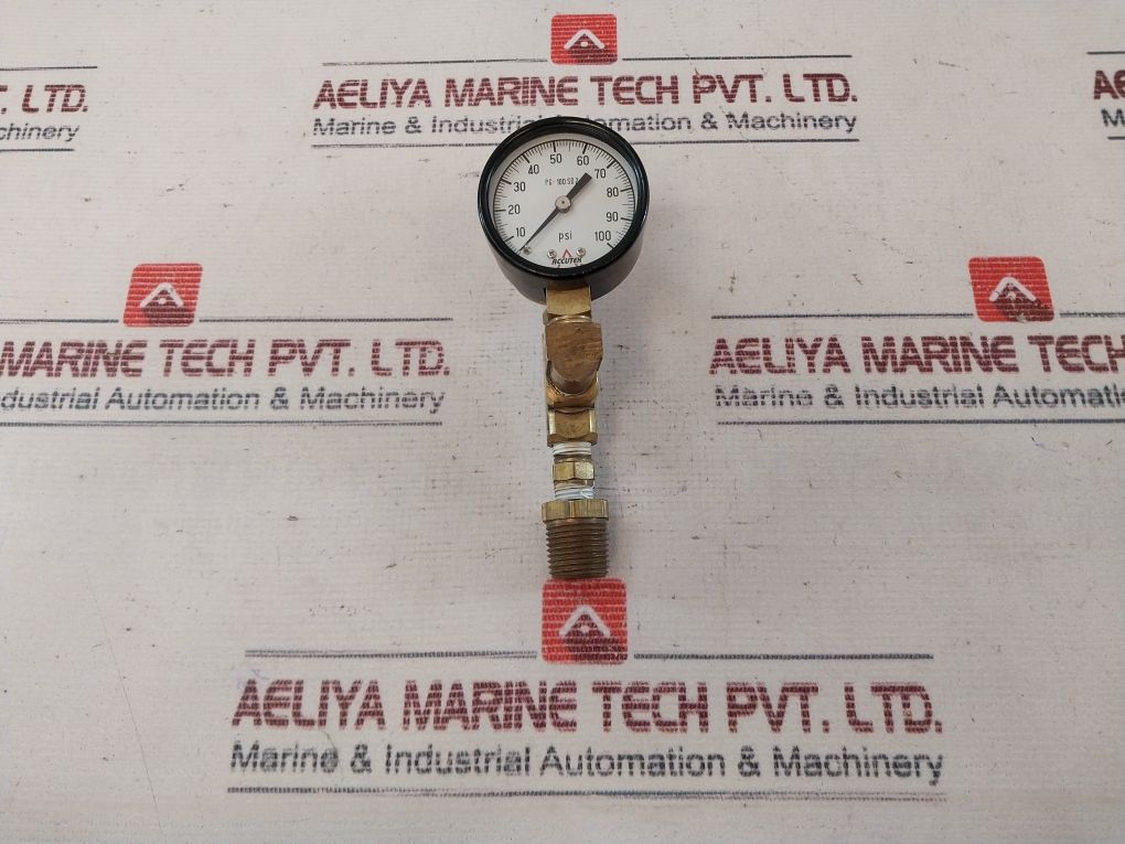 Accutek Pg-100 Sd 2 Pressure Gauge And Air Eliminator Assembly