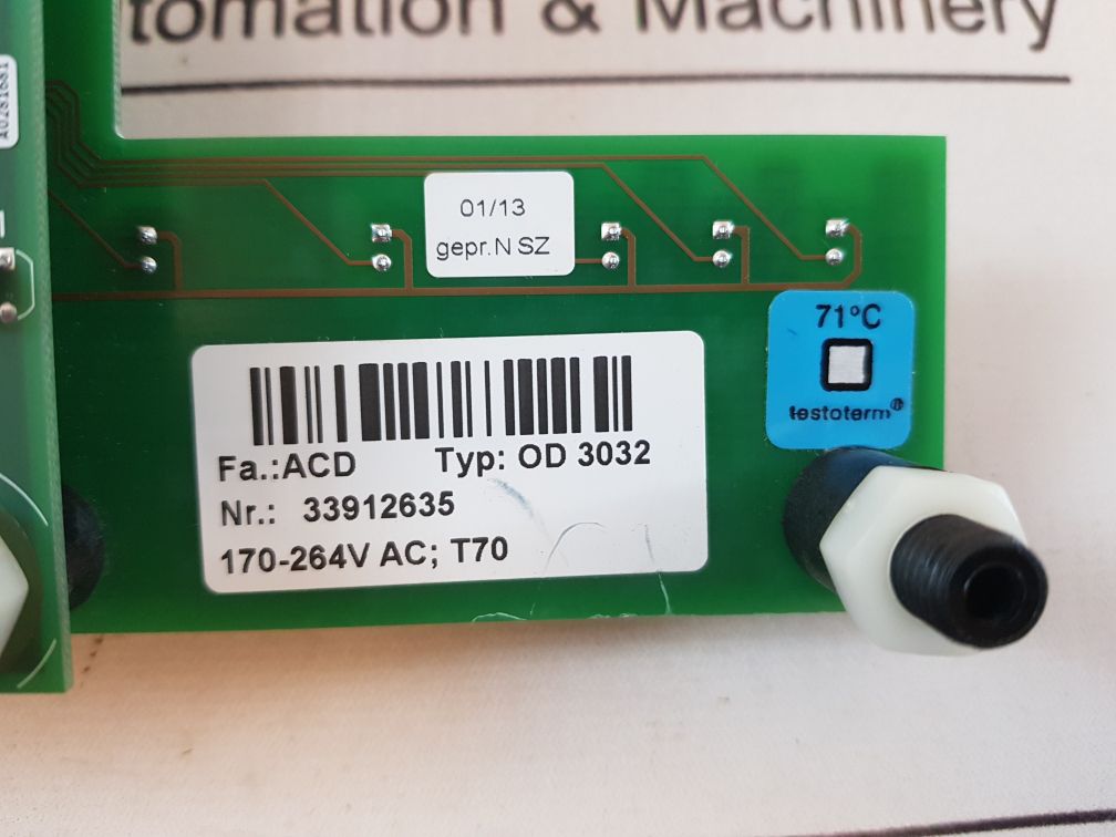 Acd 93016-04 Pcb Control Board Irg 3031/3032
