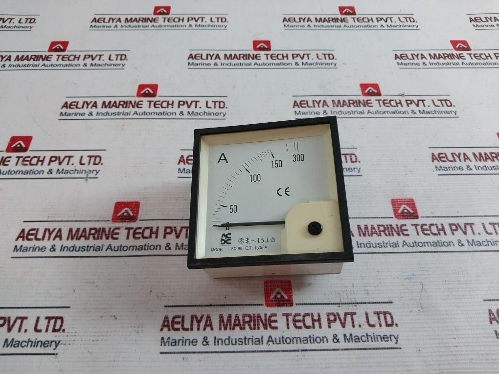 Ac/Dc Dynamics Sq-96 Ammeter Meter 0-150/300A – Aeliya Marine Tech