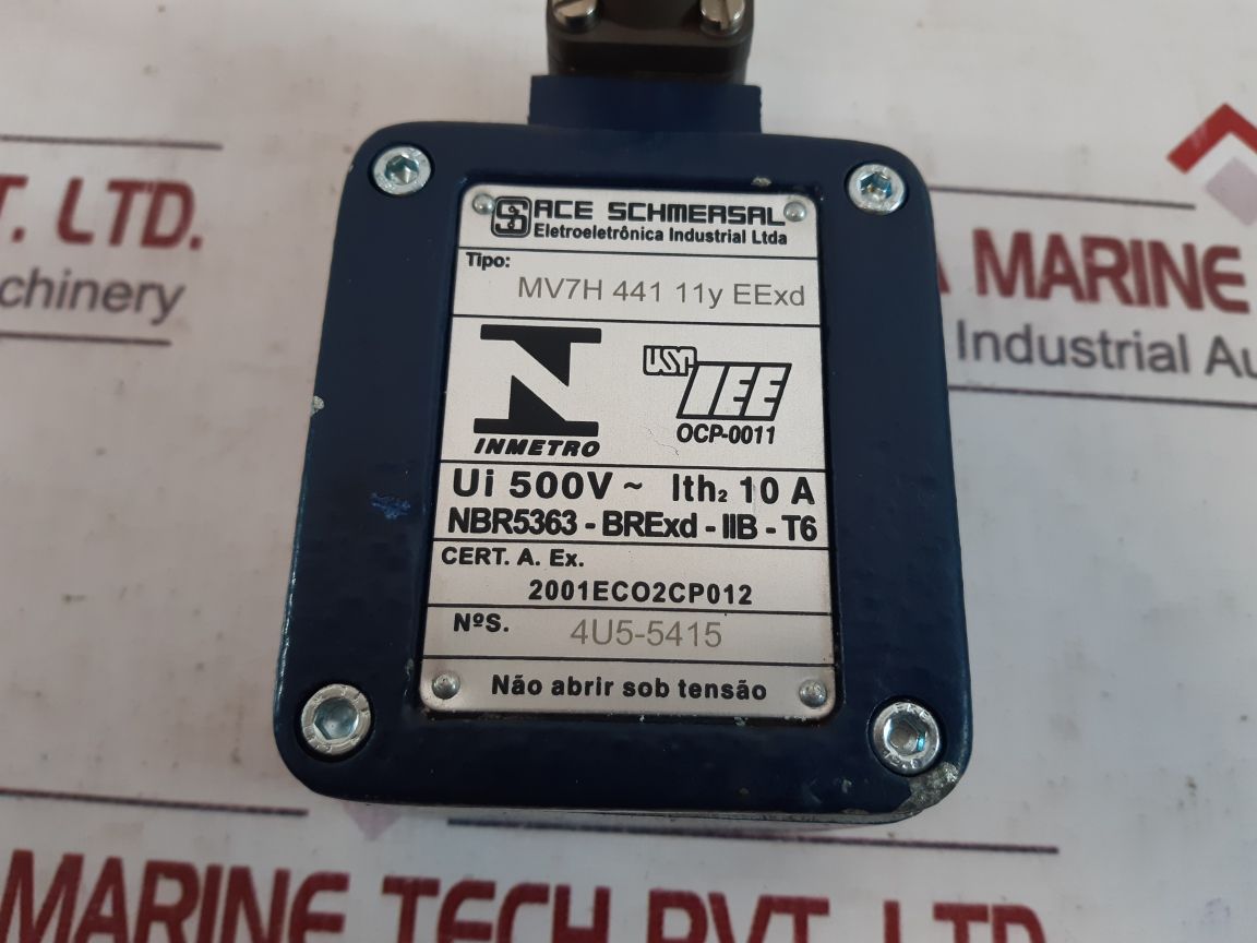 Ace Schmersal Mv7H 441 11Y Eexd Position Switch