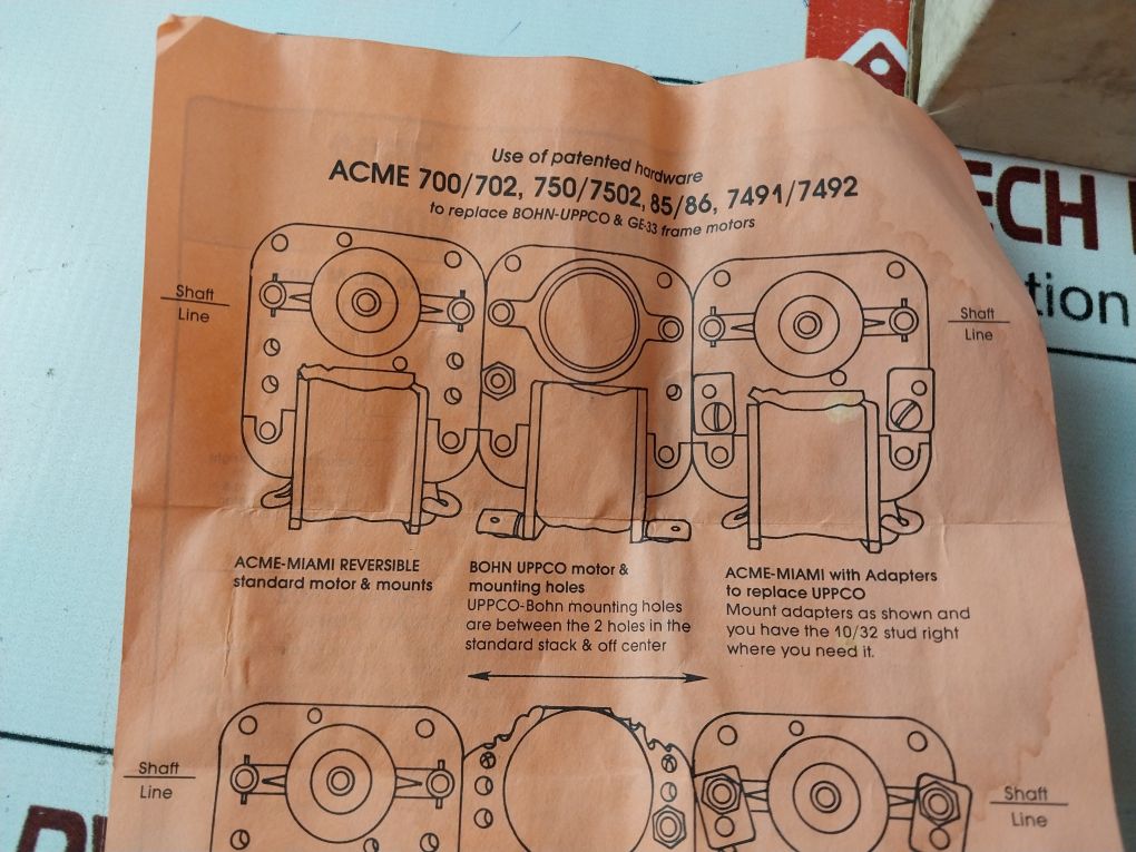 Acme Sau-1.1-2 Reversible Motor Kit Dual Voltage