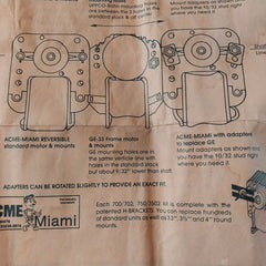 Acme Sau-1.1-2 Reversible Motor Kit Dual Voltage