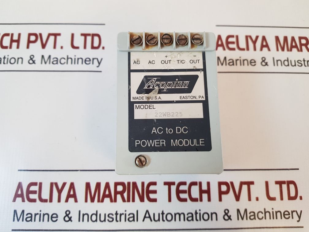 Acopian 22Wb225 Ac To Dc Power Module
