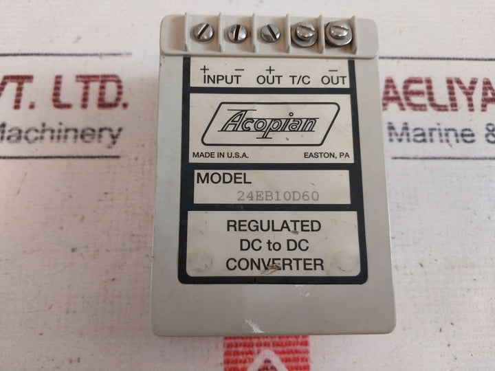 Acopian 24Eb10D60 Regulated Dc To Dc Converter