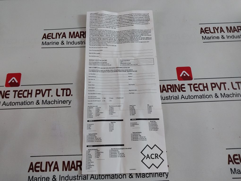 Acr Electronics Sm-2 Automatic Crew-overboard Marker Light