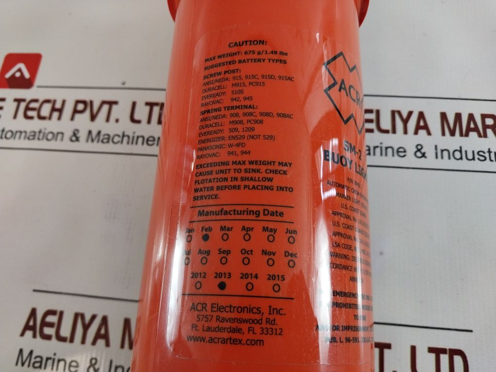 Acr Electronics Sm-2 Automatic Crew-overboard Marker Light