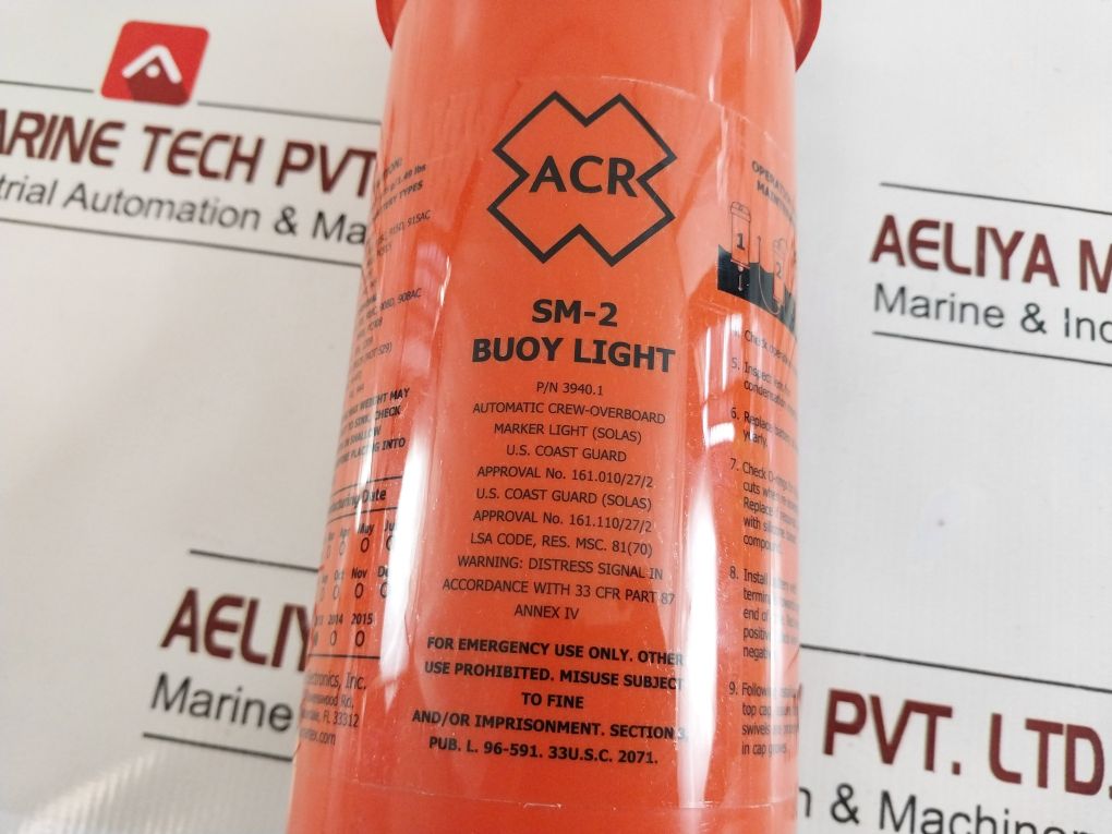 Acr Electronics Sm-2 Automatic Crew-overboard Marker Light